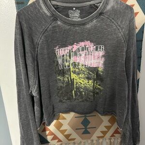 Goodie two sleeves crop sweatshirt long sleeve med